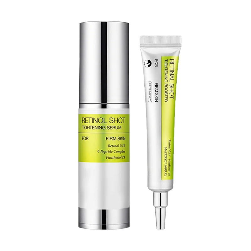 Caffeine Eye Serum - Zestaw serum pod oczy z retinolem