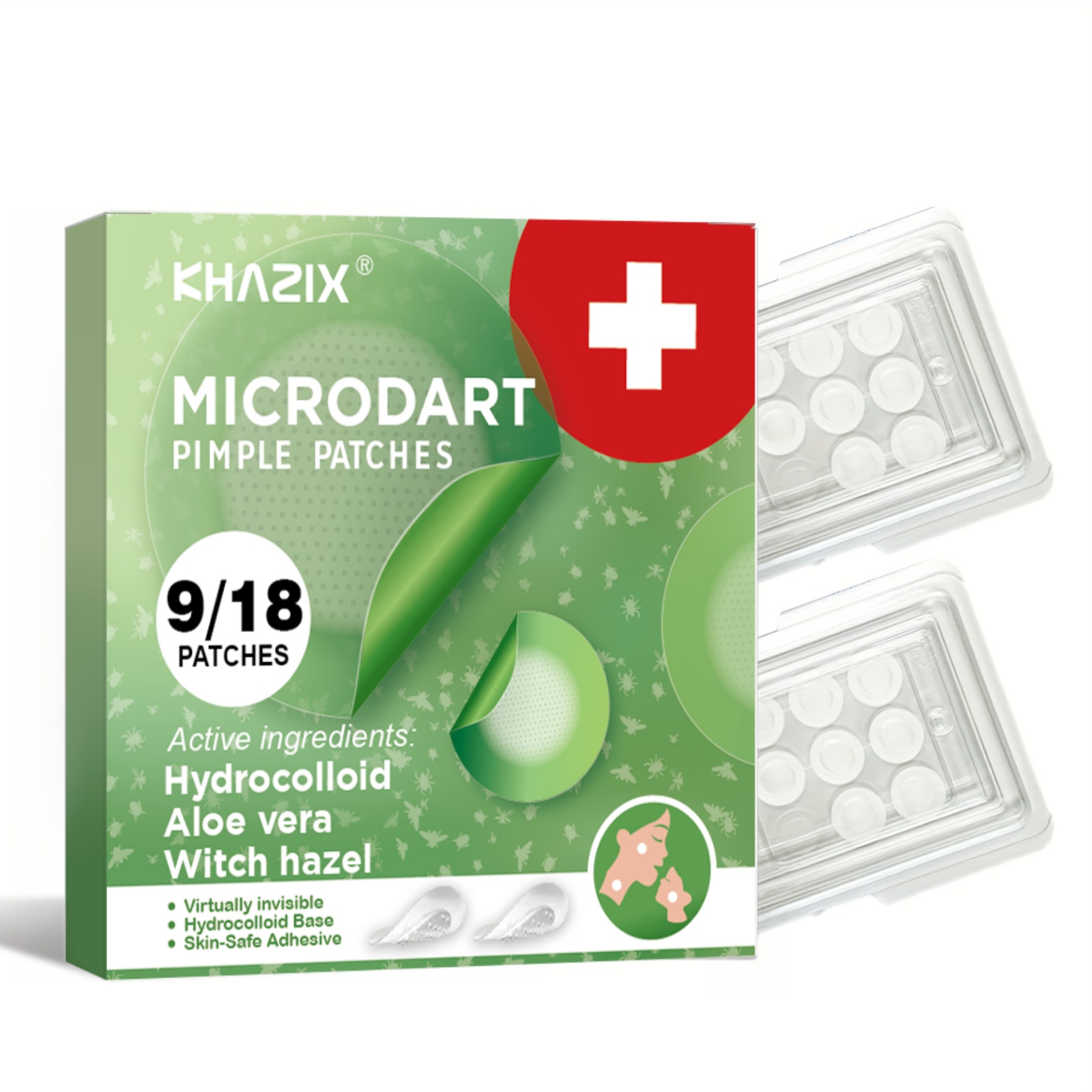 Skincare Moisturizer - Plastry na trądzik Overnight Micro-Dart -