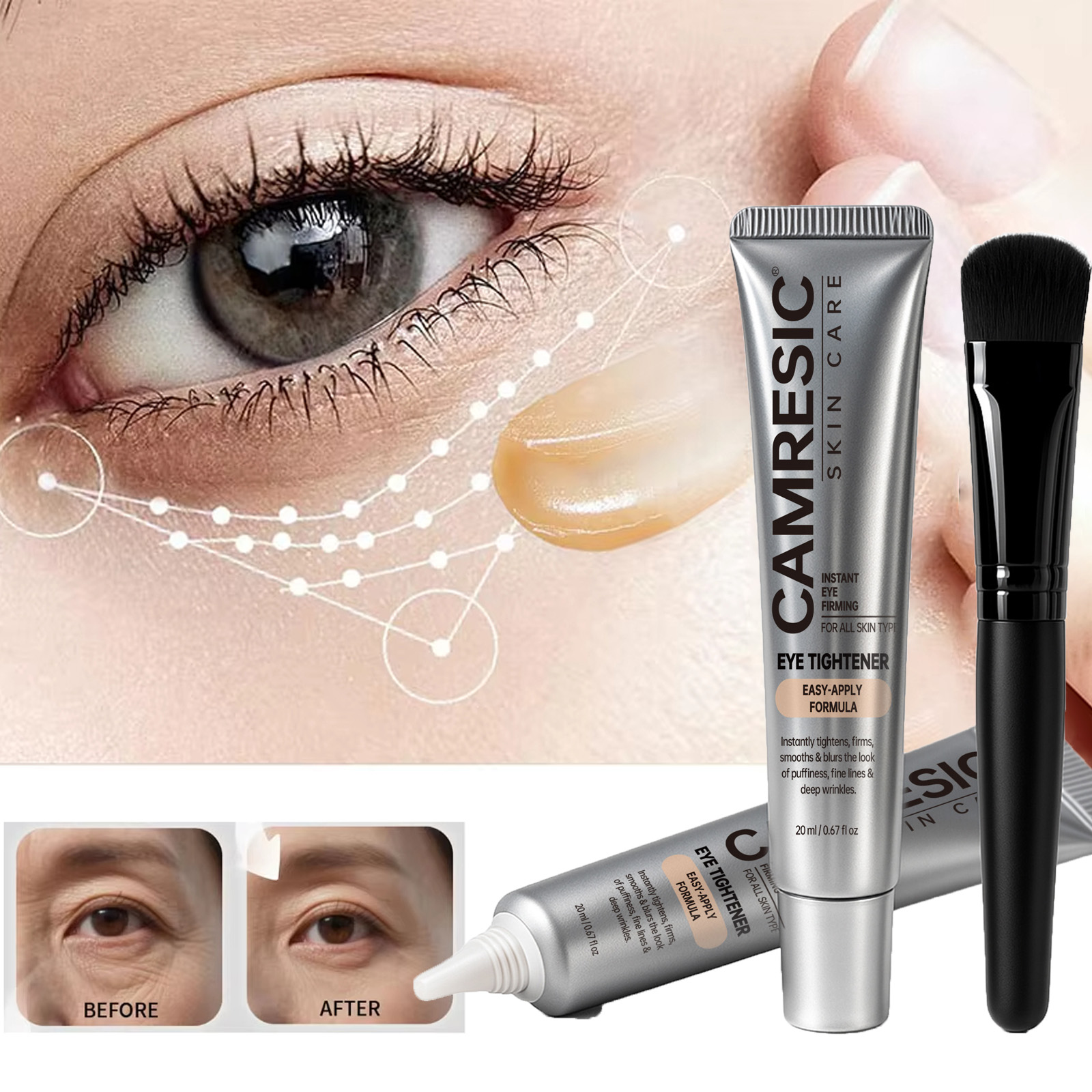 Eye Cream Peptide - Krem do okolic oczu natychmiastowy lifting,