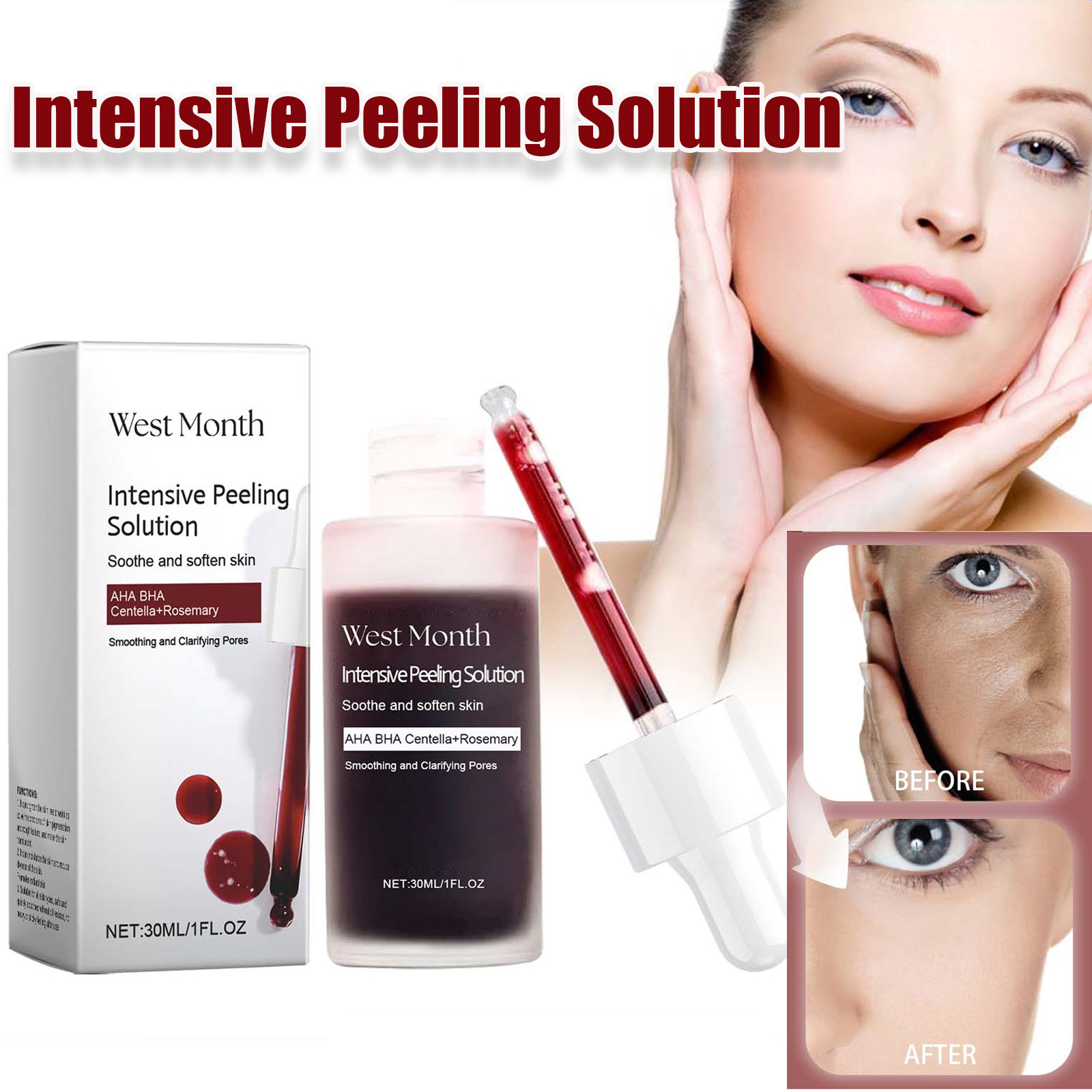 Ferulic Acid Serum - Peeling do twarzy, serum przeciwtrądzikowe, rozjaśniające,