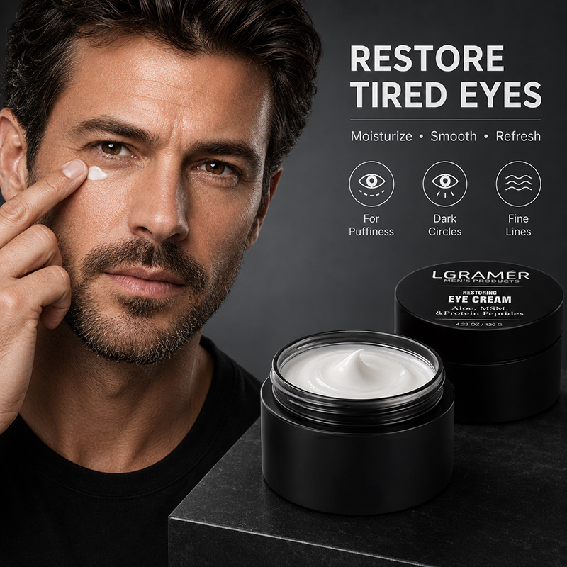Eye Cream Peptide - Męski krem pod oczy z aloesem,