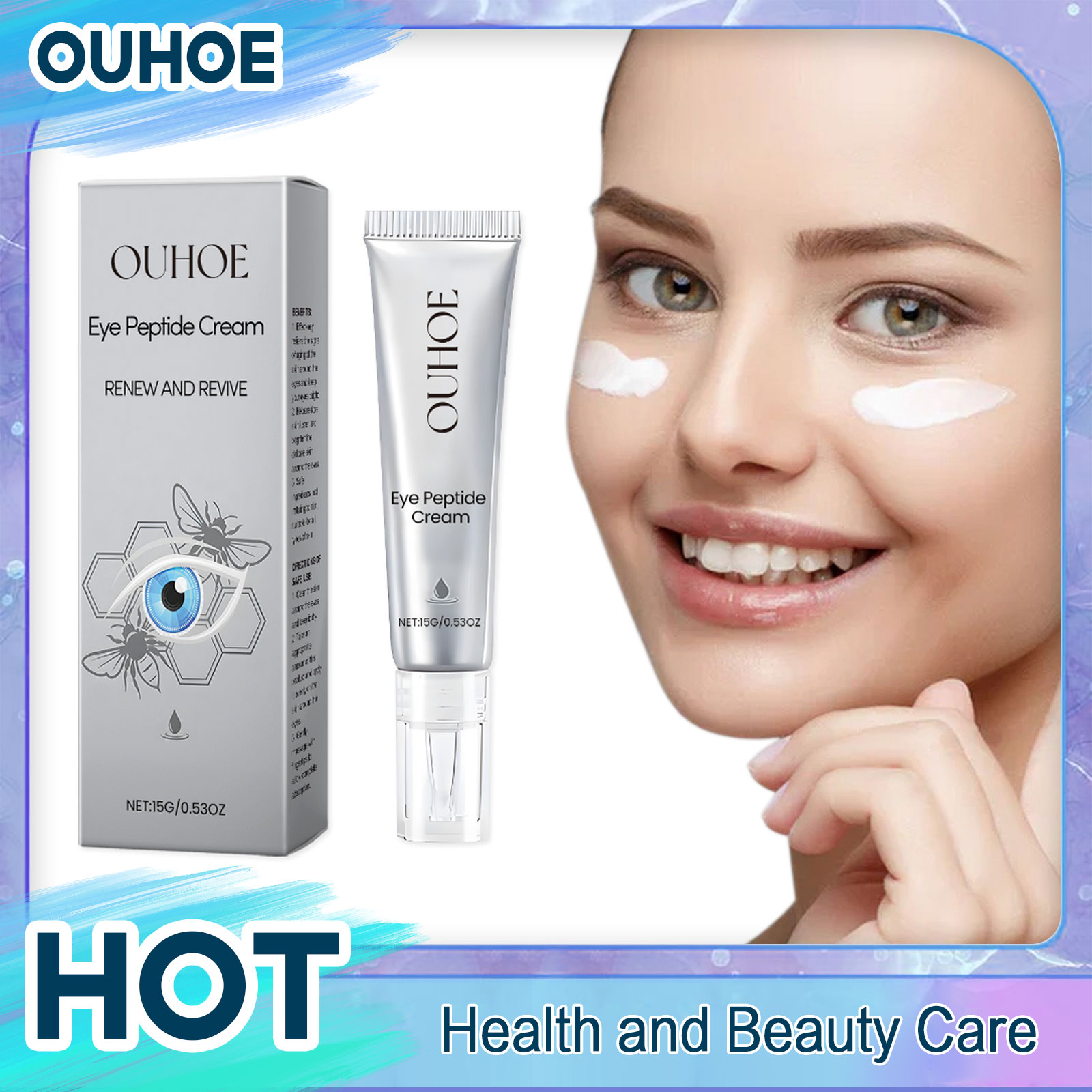 Eye Cream Peptide - Peptydowy liftingujący żel pod oczy redukujący