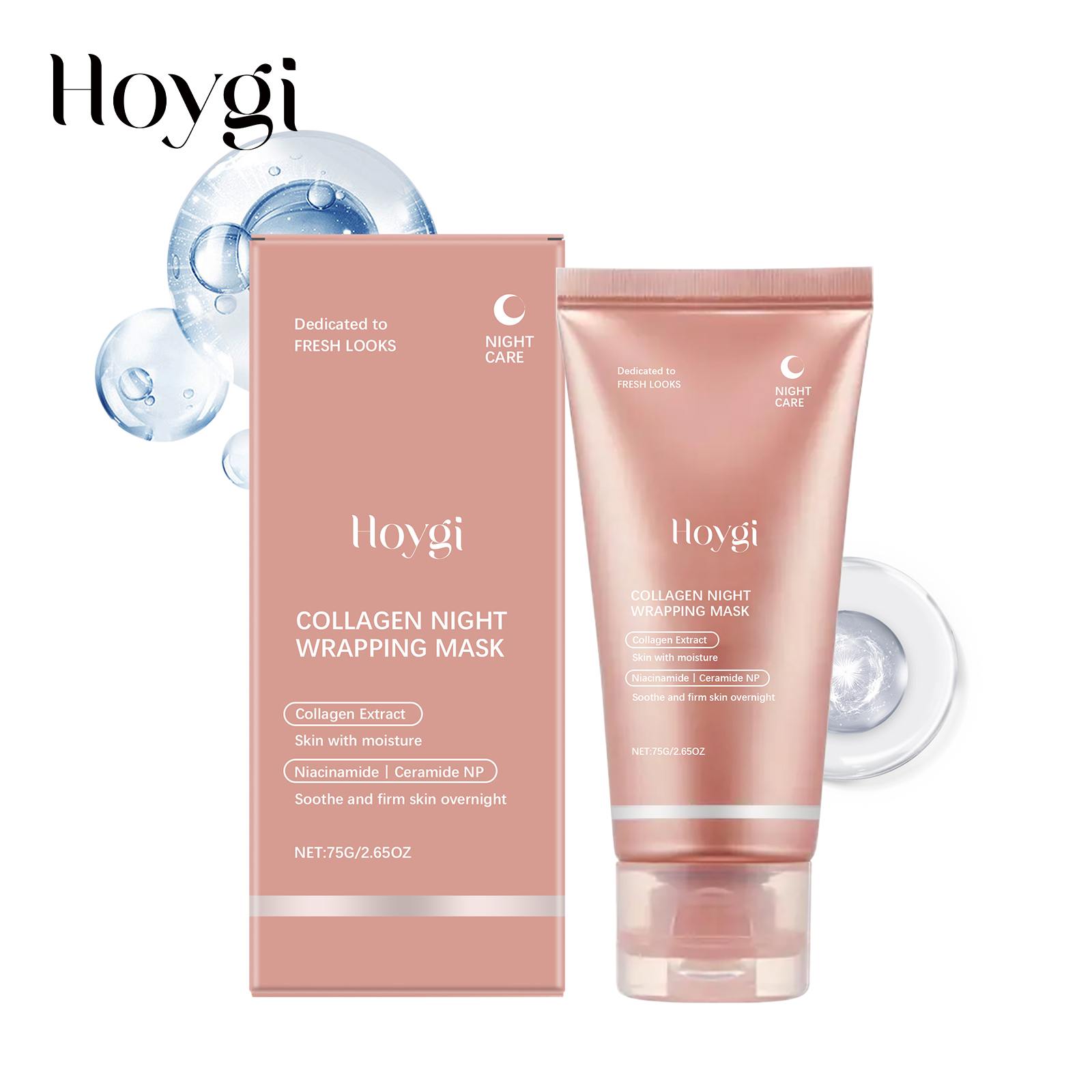 75g Kolagenowa Maska Nocna Uję – Ceramide Moisturizer recenzja i cena